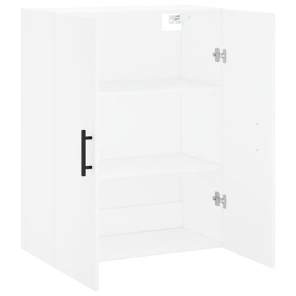 Wall Mounted Cabinet White 69.5x34x90 cm