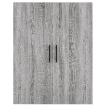 Wall Mounted Cabinet Grey Sonoma 69.5x34x90 cm