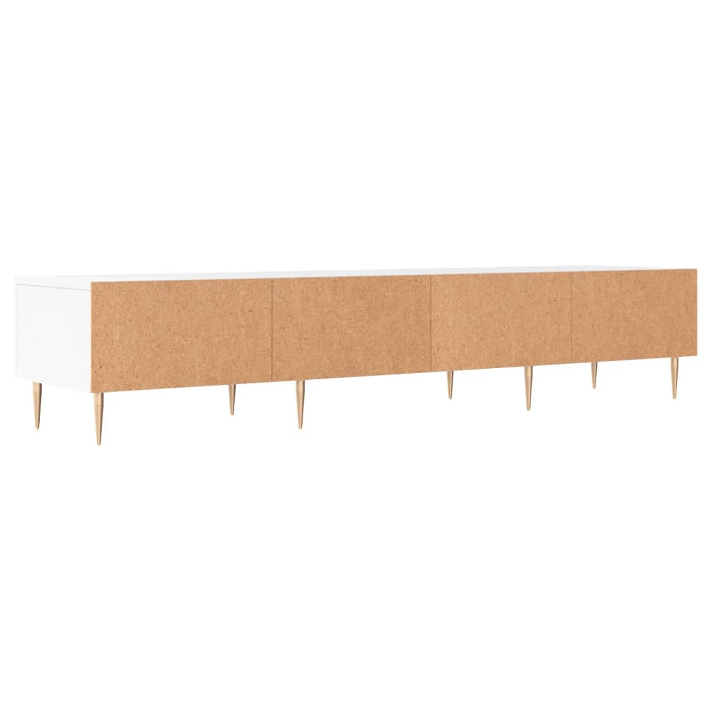 TV Cabinet White 150x36x30 cm Engineered Wood
