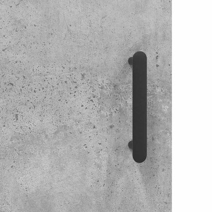 Desk Concrete Grey 140x50x75 cm Engineered Wood