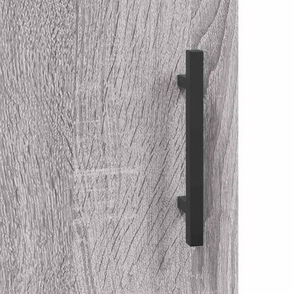 Desk Grey Sonoma 140x50x75 cm Engineered Wood