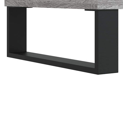 Desk Grey Sonoma 140x50x75 cm Engineered Wood