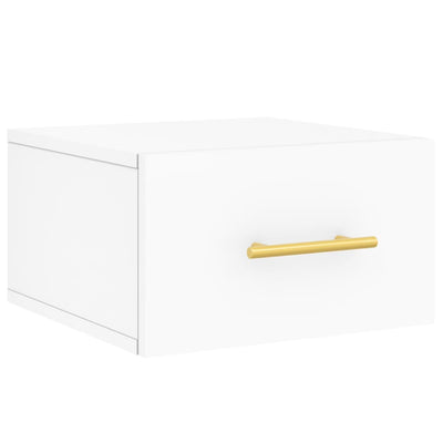 Wall-mounted Bedside Cabinets 2 pcs White 35x35x20 cm