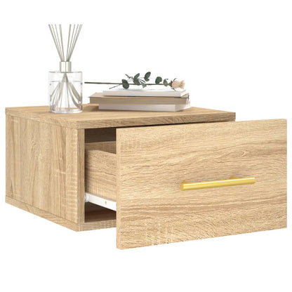 Wall-mounted Bedside Cabinet Sonoma Oak 35x35x20 cm