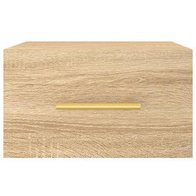 Wall-mounted Bedside Cabinets 2 pcs Sonoma Oak 35x35x20 cm