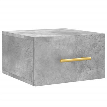 Wall-mounted Bedside Cabinet Concrete Grey 35x35x20 cm