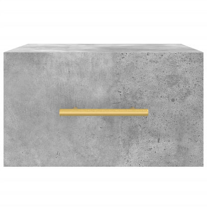 Wall-mounted Bedside Cabinet Concrete Grey 35x35x20 cm