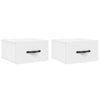 Wall-mounted Bedside Cabinets 2 pcs White 35x35x20 cm