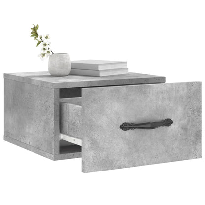 Wall-mounted Bedside Cabinets 2 pcs Concrete Grey 35x35x20 cm