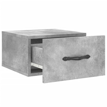 Wall-mounted Bedside Cabinets 2 pcs Concrete Grey 35x35x20 cm