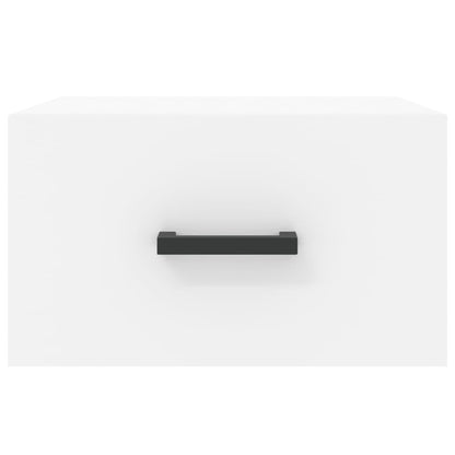 Wall-mounted Bedside Cabinet White 35x35x20 cm