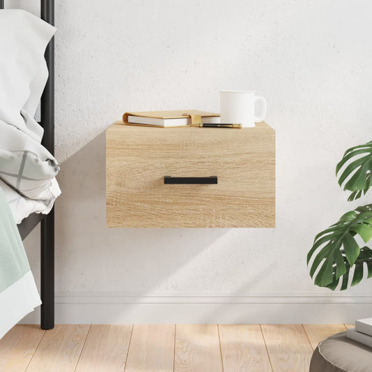 Wall-mounted Bedside Cabinet Sonoma Oak 35x35x20 cm