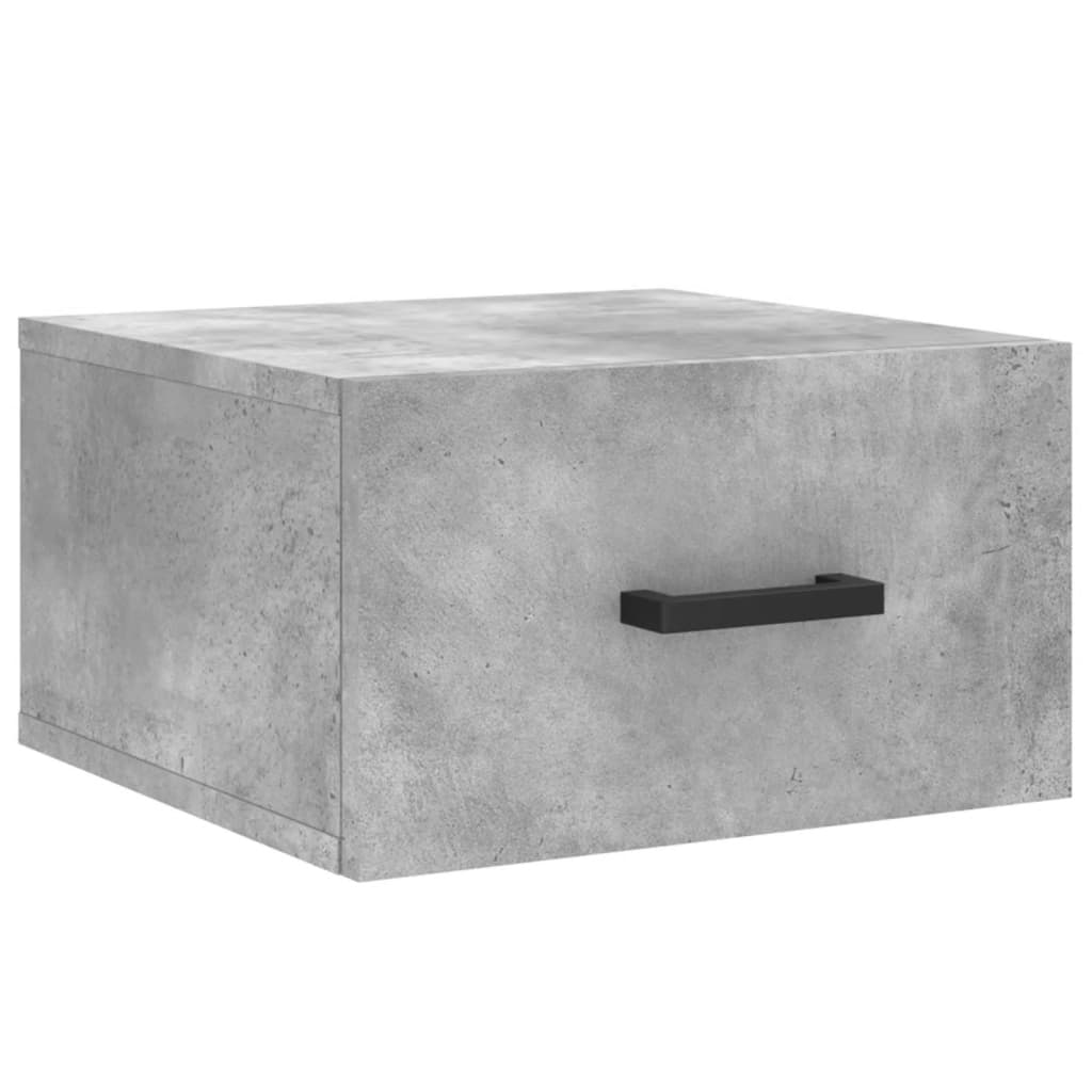 Wall-mounted Bedside Cabinets 2 pcs Concrete Grey 35x35x20 cm