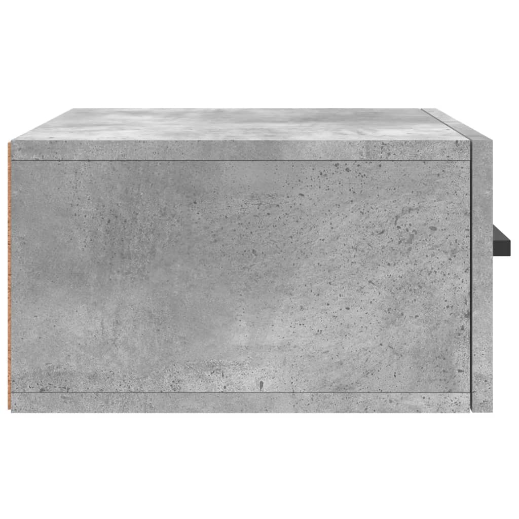 Wall-mounted Bedside Cabinets 2 pcs Concrete Grey 35x35x20 cm