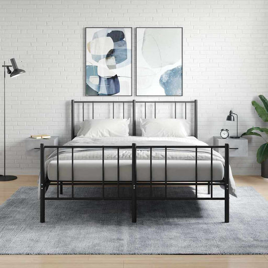 Wall-mounted Bedside Cabinet |  Set of 2 | Square | Modern  |  Modern
