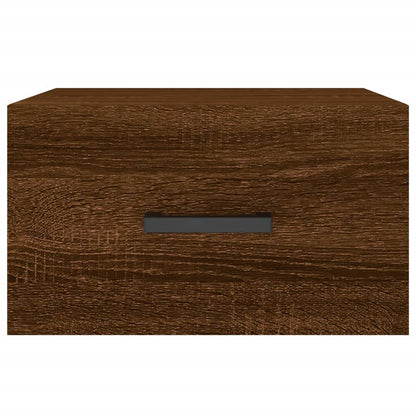 Wall-mounted Bedside Cabinets 2 pcs Brown Oak 35x35x20 cm