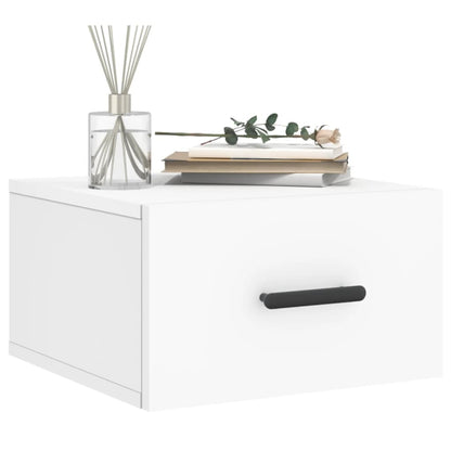 Wall-mounted Bedside Cabinets 2 pcs White 35x35x20 cm