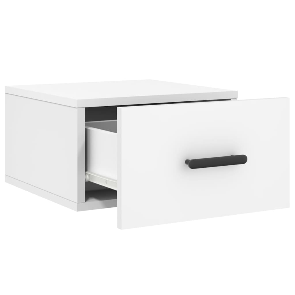 Wall-mounted Bedside Cabinets 2 pcs White 35x35x20 cm