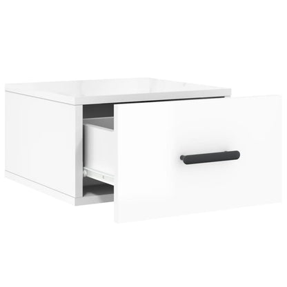 Wall-mounted Bedside Cabinets 2 pcs High Gloss White 35x35x20 cm