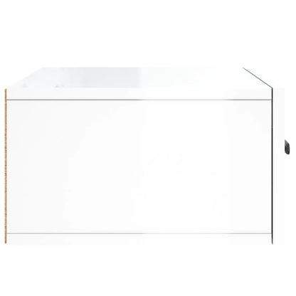 Wall-mounted Bedside Cabinets 2 pcs High Gloss White 35x35x20 cm