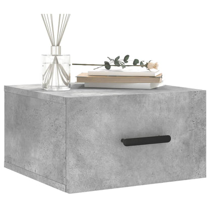 Wall-mounted Bedside Cabinets 2 pcs Concrete Grey 35x35x20 cm