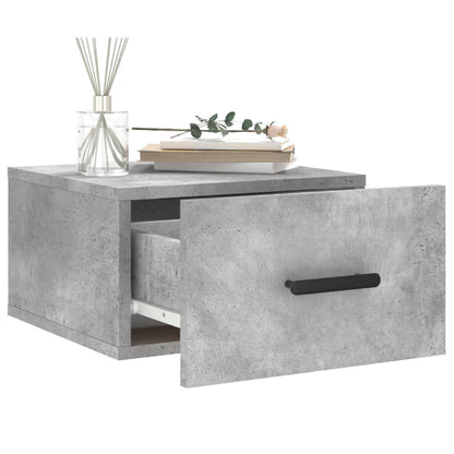 Wall-mounted Bedside Cabinets 2 pcs Concrete Grey 35x35x20 cm