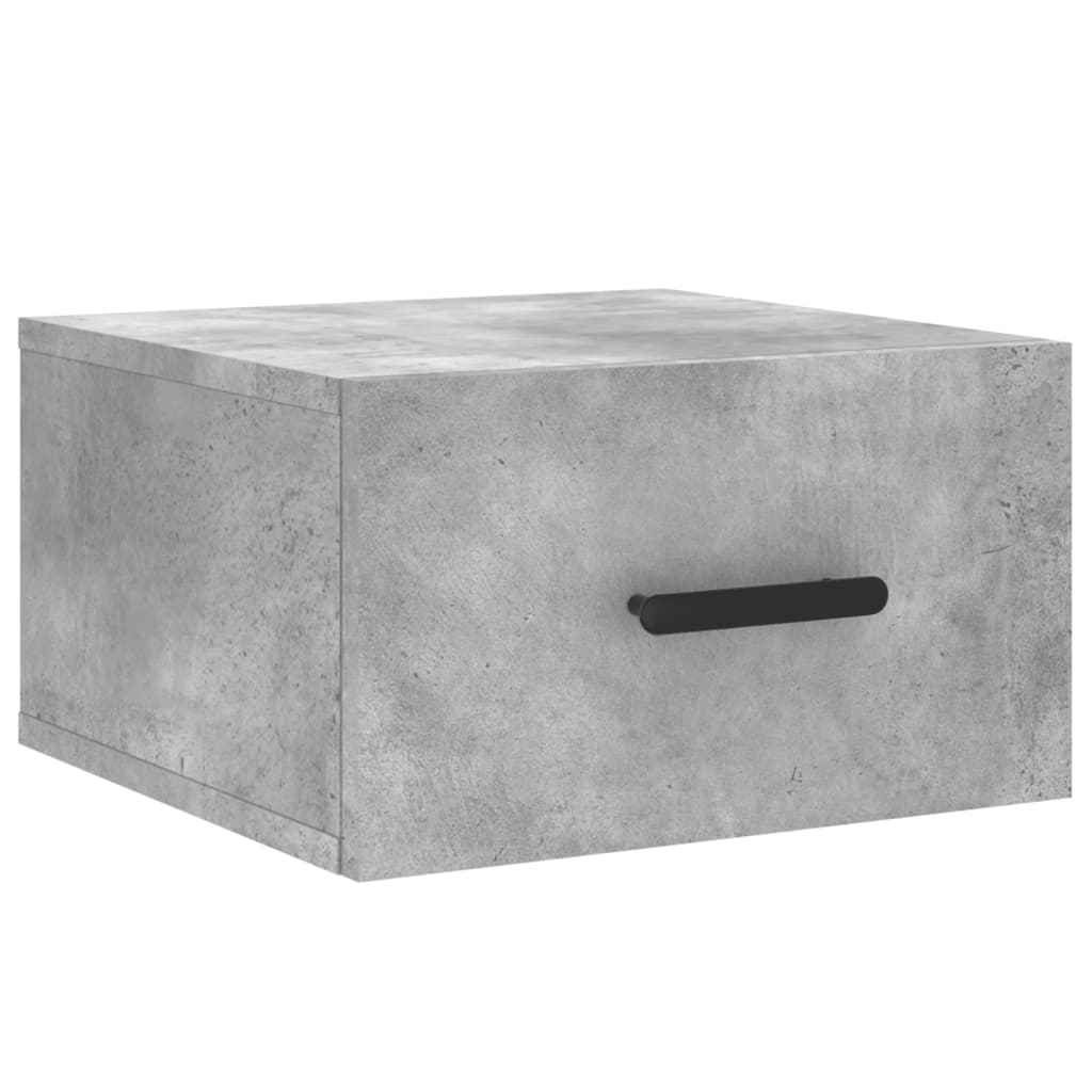 Wall-mounted Bedside Cabinets 2 pcs Concrete Grey 35x35x20 cm