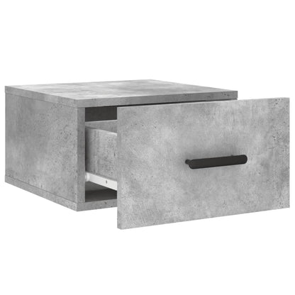 Wall-mounted Bedside Cabinets 2 pcs Concrete Grey 35x35x20 cm