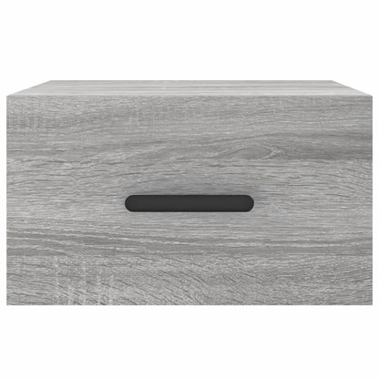 Wall-mounted Bedside Cabinets 2 pcs Grey Sonoma 35x35x20 cm