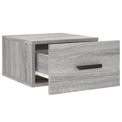 Wall-mounted Bedside Cabinets 2 pcs Grey Sonoma 35x35x20 cm