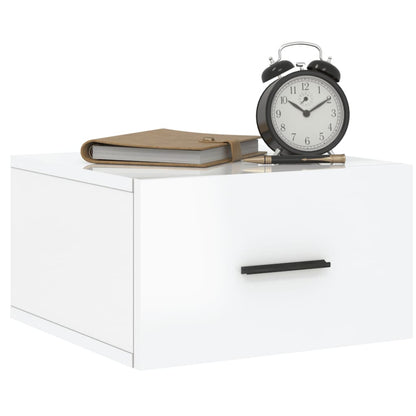 Wall-mounted Bedside Cabinets 2 pcs High Gloss White 35x35x20 cm