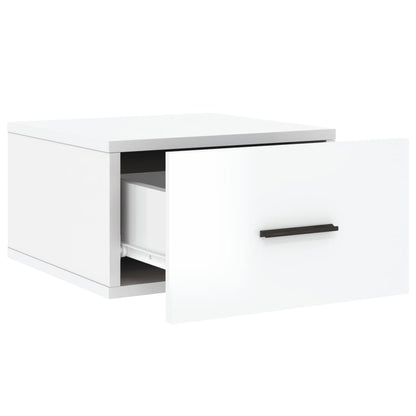 Wall-mounted Bedside Cabinets 2 pcs High Gloss White 35x35x20 cm