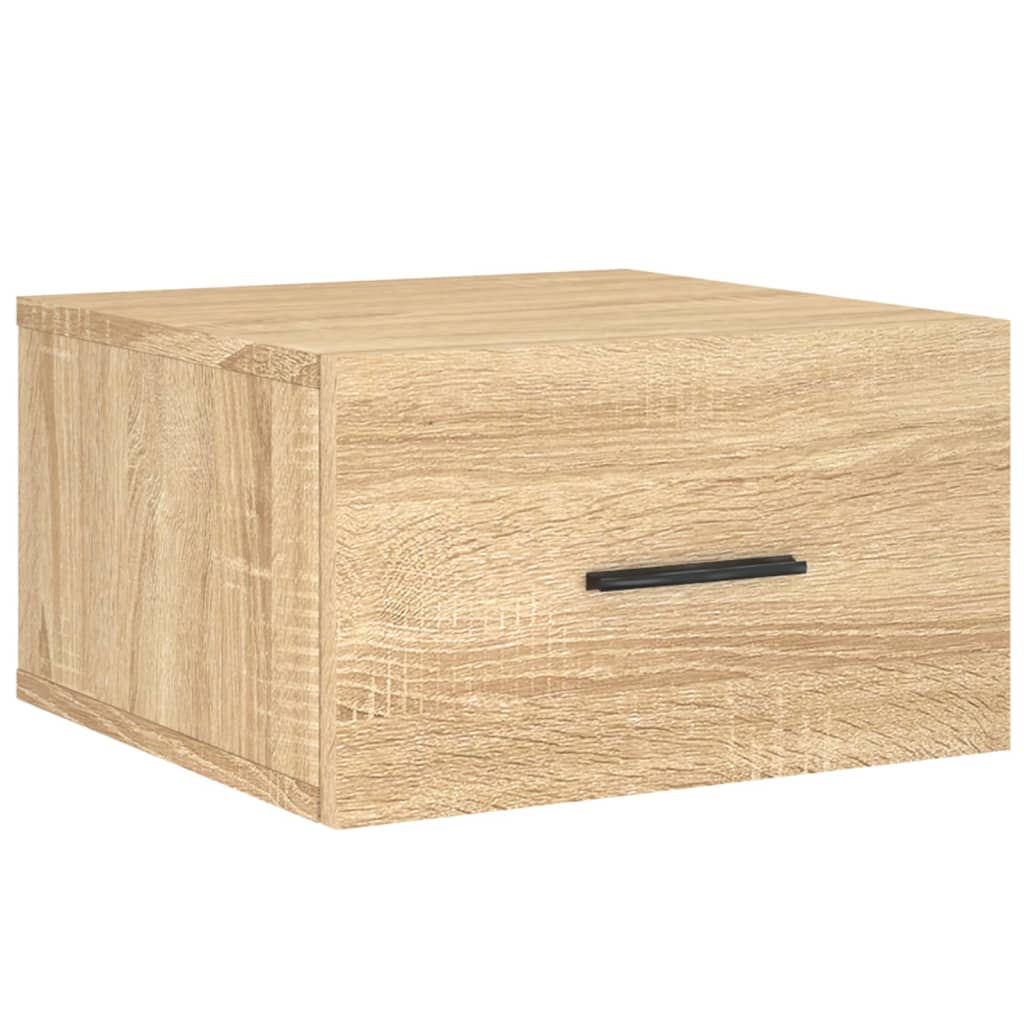 Wall-mounted Bedside Cabinets 2 pcs Sonoma Oak 35x35x20 cm