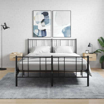 Wall-mounted Bedside Cabinets 2 pcs Sonoma Oak 35x35x20 cm