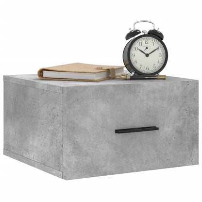 Wall-mounted Bedside Cabinets 2 pcs Concrete Grey 35x35x20 cm