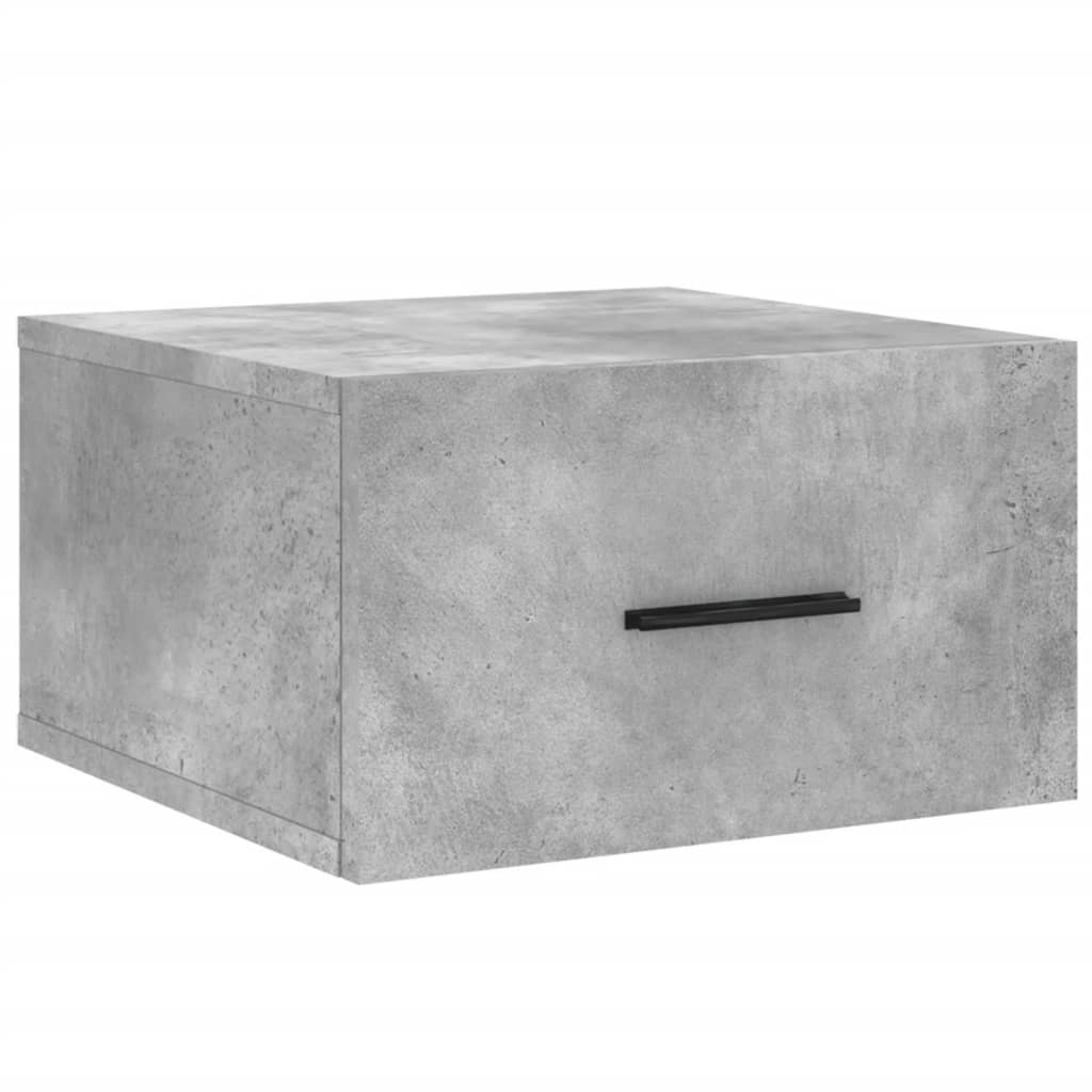 Wall-mounted Bedside Cabinets 2 pcs Concrete Grey 35x35x20 cm