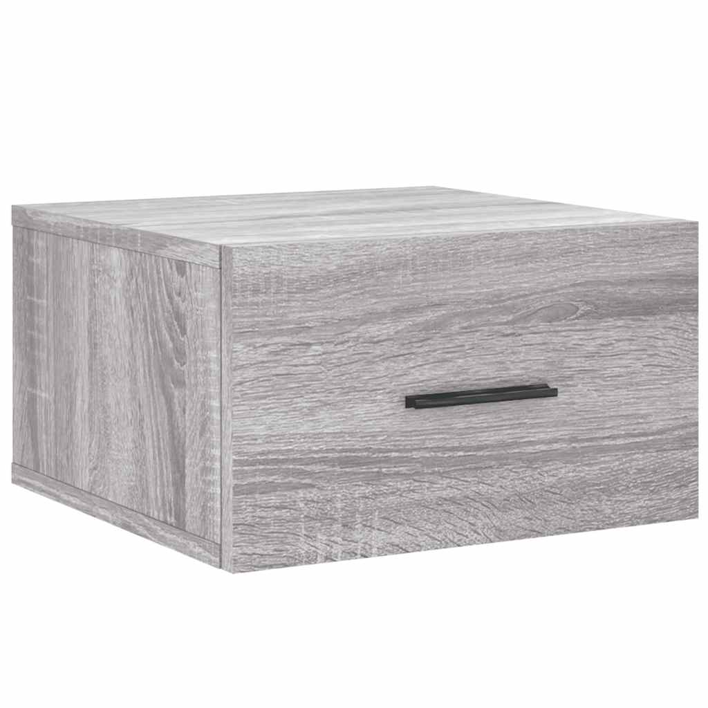 Wall-mounted Bedside Cabinets 2 pcs Grey Sonoma 35x35x20 cm