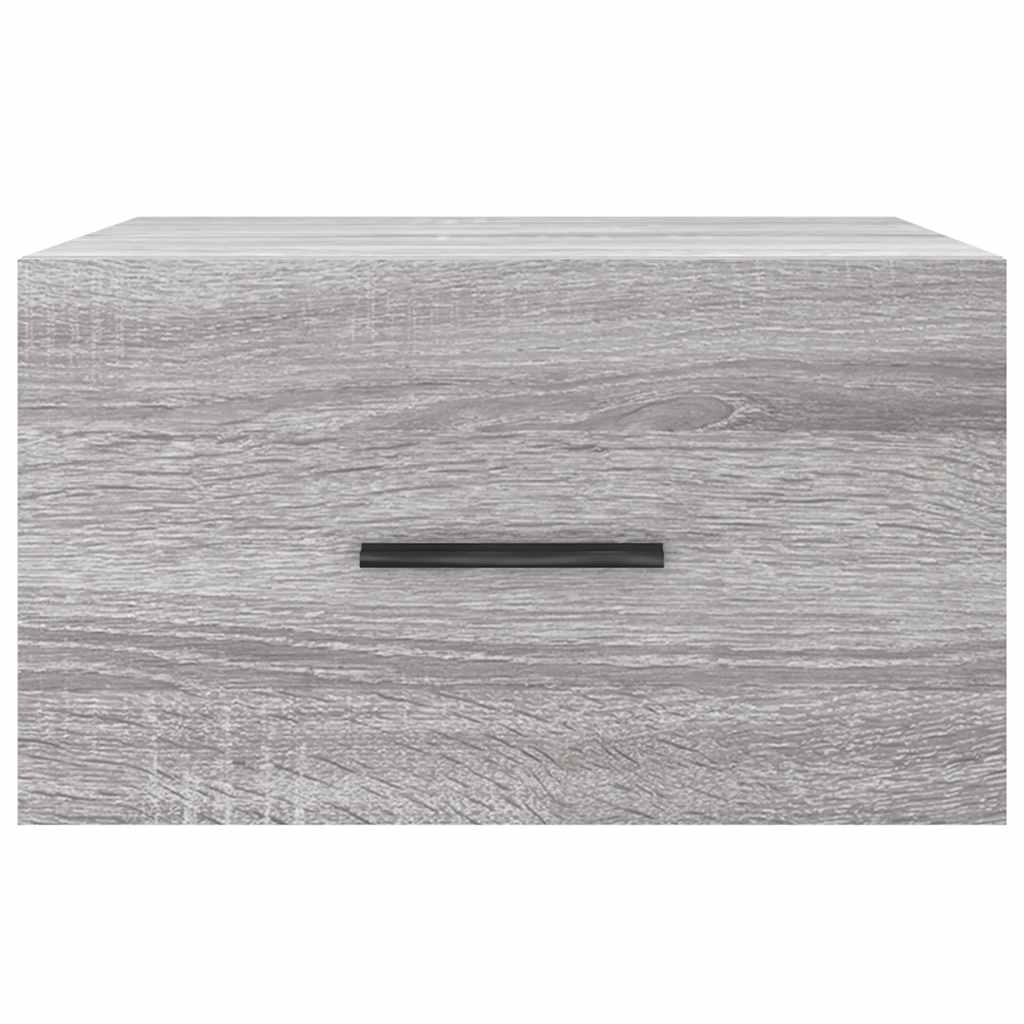 Wall-mounted Bedside Cabinets 2 pcs Grey Sonoma 35x35x20 cm