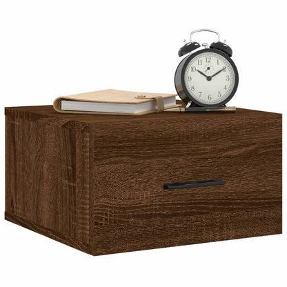 Wall-mounted Bedside Cabinets 2 pcs Brown Oak 35x35x20 cm