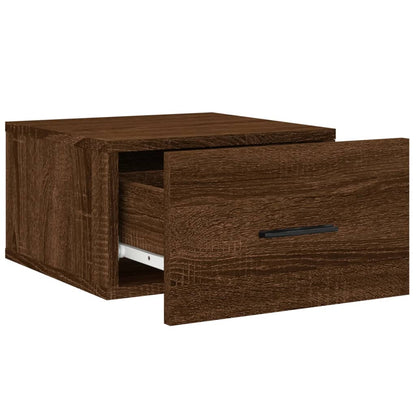 Wall-mounted Bedside Cabinets 2 pcs Brown Oak 35x35x20 cm