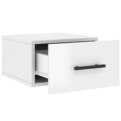 Wall-mounted Bedside Cabinets 2 pcs High Gloss White 35x35x20 cm