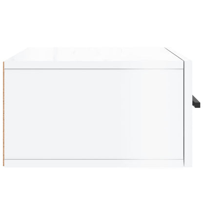 Wall-mounted Bedside Cabinets 2 pcs High Gloss White 35x35x20 cm