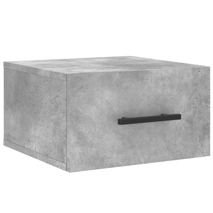 Wall-mounted Bedside Cabinet Concrete Grey 35x35x20 cm