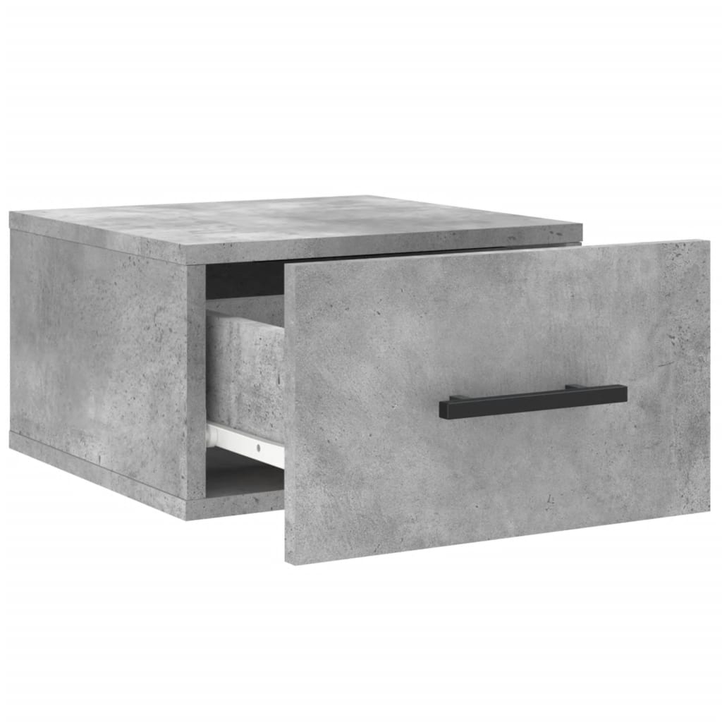 Wall-mounted Bedside Cabinets 2 pcs Concrete Grey 35x35x20 cm