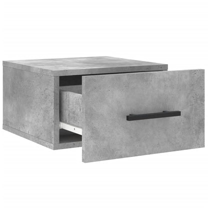 Wall-mounted Bedside Cabinets 2 pcs Concrete Grey 35x35x20 cm