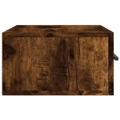 Wall-mounted Bedside Cabinets 2 pcs Smoked Oak 35x35x20 cm