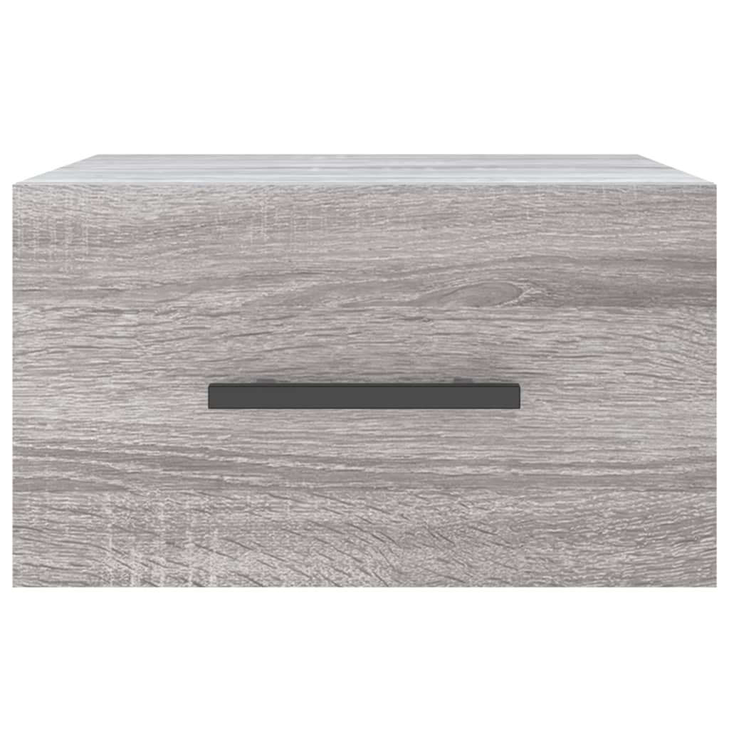 Wall-mounted Bedside Cabinets 2 pcs Grey Sonoma 35x35x20 cm