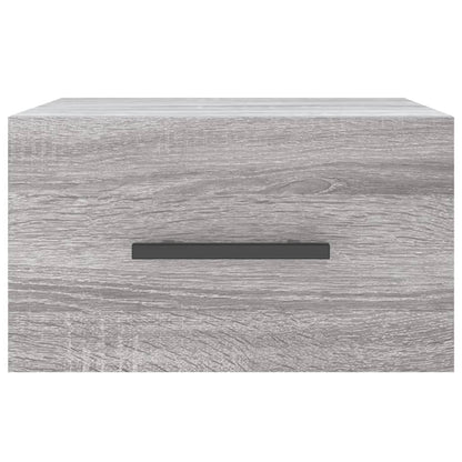 Wall-mounted Bedside Cabinets 2 pcs Grey Sonoma 35x35x20 cm