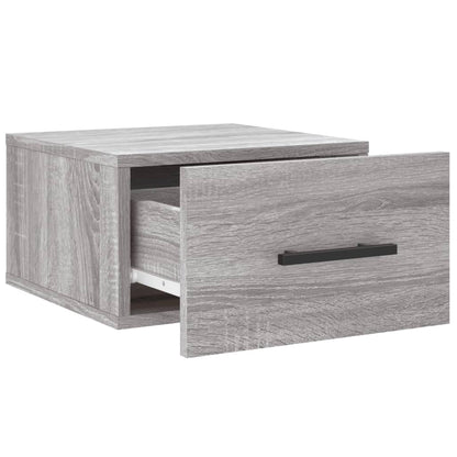 Wall-mounted Bedside Cabinets 2 pcs Grey Sonoma 35x35x20 cm