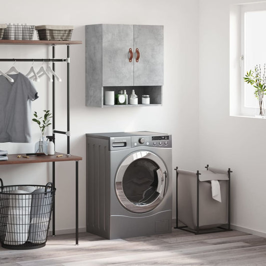 Wall Cabinet Concrete Grey 60x31x70 cm Engineered Wood
